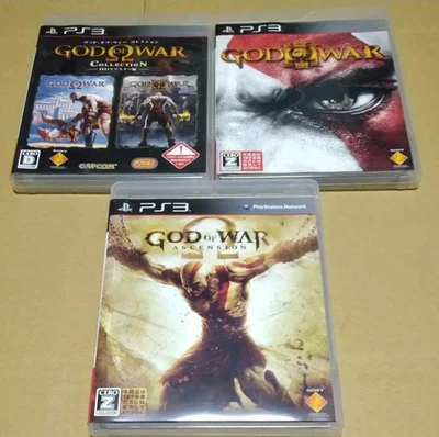 God of War & Ascension & Collection HD Remastered set Sony PS3 Japan Tested - Image 1 of 4