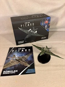ROMULAN WARBIRD (Picard) Starship w/Mag Eaglemoss Star Trek Universe Starships ! - Picture 1 of 3