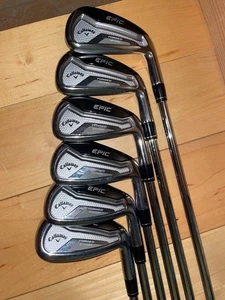 Callaway EPIC FORGED STAR Iron Set 6-PW-AW 6pcs Steel Shaft Stiif RH Japan Golf - Picture 1 of 5