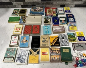 Vintage Spielkarten und Würfel Lot - Bild 1 von 24