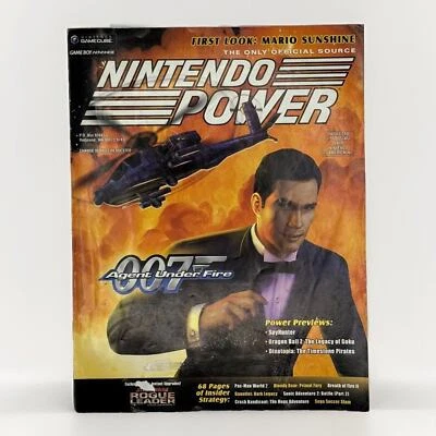 Nintendo Power Magazine 155 James Bond 007 April 2002 With Top Gun Poster - Image 1 of 4
