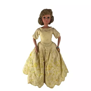 Bonomi Italy Hard Plastic Flirty Eye Fashion Girl Doll 19-1/2" Vintage 1950s - Picture 1 of 12