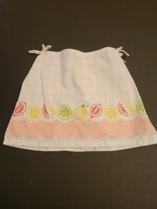 VTG EUC Gymboree Lemony Fresh Skort Size 4 Skirt Citrus  - Picture 1 of 4