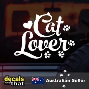 Cat Lover - Car Decal - Pet Loving Sticker / Decal - Picture 1 of 1