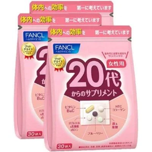 ( Pack of 3 ) FANCL Good Choice 20+ Women Health Supplement ~ 30 Packs - Picture 1 of 1