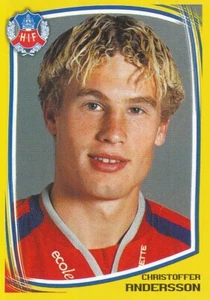 105 CHRISTOFFER ANDERSSON # HELSINGBORGS.IF STICKER FOTBOLL ALLSVENSKAN 2000 - Picture 1 of 2