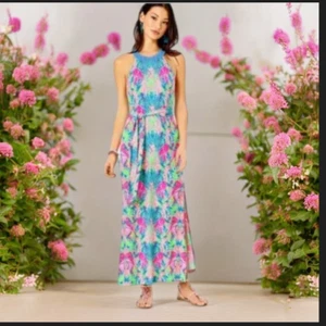Lilly Pulitzer Monterrey Maxi Strickkleid Multi Reflections Engineered Neu mit Etikett Gr. XS - Bild 1 von 11