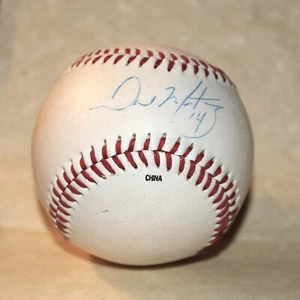 Béisbol autografiado por Dave Martínez 1998 Tampa Bay Rays logotipo inaugural casi como nuevo - Imagen 1 de 1