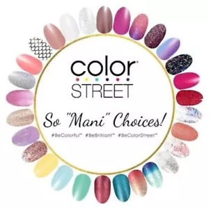 Color Street Nail Strips*Glitters/Designs/Solids/Shimmers*Freebies w/ 5+ Items - Picture 1 of 248