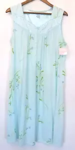 Secret Treasures Sleepwear Womens Size XL Sleeveless Nightgown Floral NOS - Picture 1 of 5