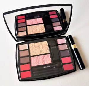 CHANEL Travel Makeup Palette HARMONIE DE CAMELIAS Makeup Essentials with Mascara - Picture 1 of 7