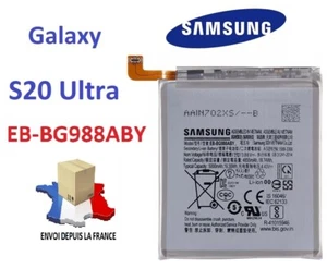 BATTERIE ORIGINE SAMSUNG EB-BG988ABY GALAXY S20 ULTRA SM-G988 5000mAh OEM 4G 5G - Photo 1 sur 1