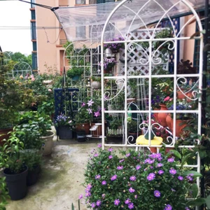 2 Pack Metal Garden Trellis Rustproof Trellis for Climbing Plants Outdoor Flower - Picture 1 of 6