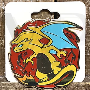 Pokemon Pins Hart Emaille Sammlerstück Silber Schmetterling Clutch Charizard - Bild 1 von 4