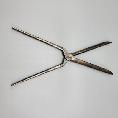 Antique Vtg Hot Curling Iron Marcel Premier Acier Germany Tempered Blue Steel - Image 1 of 4