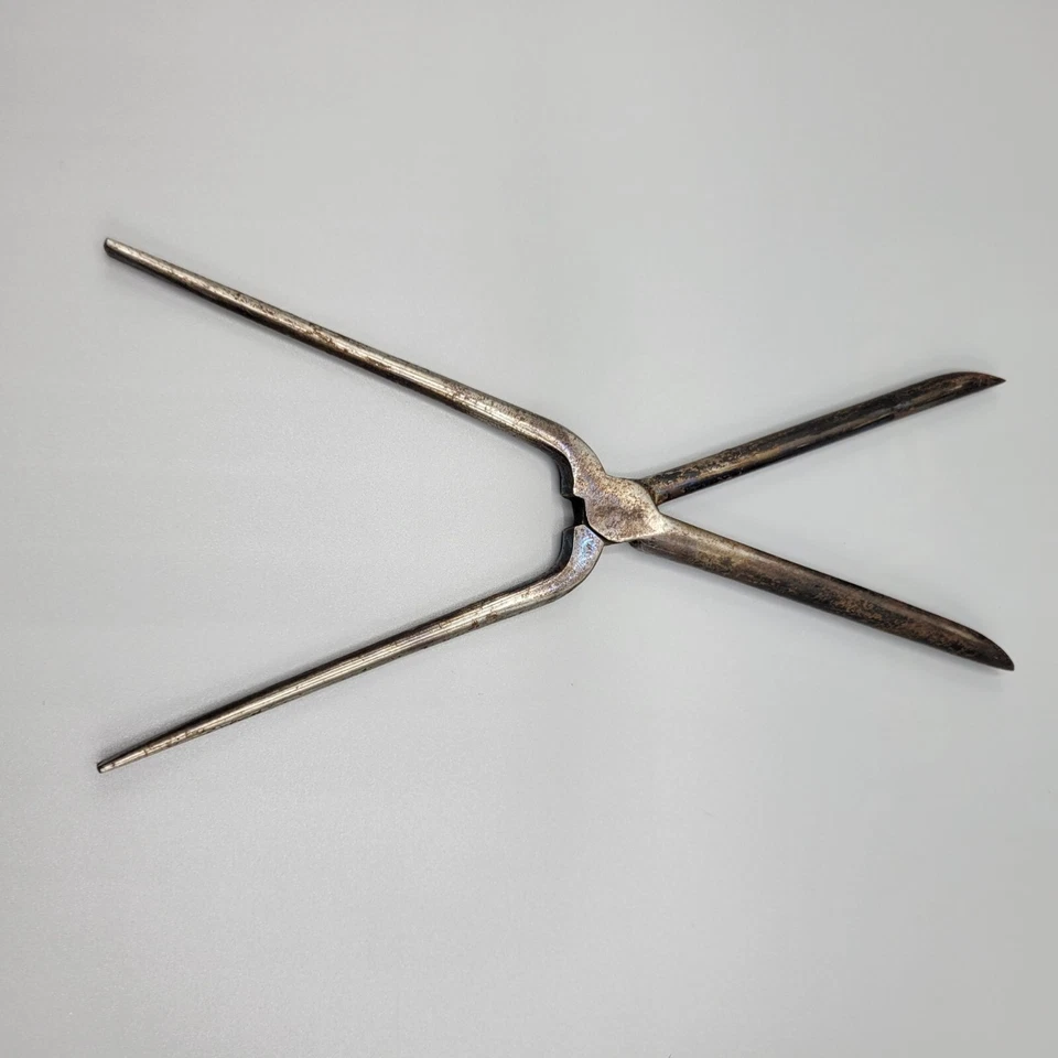 古董复古热卷发铁 Marcel Premier Acier 德国钢蓝色钢 — 第 1/4 张图片