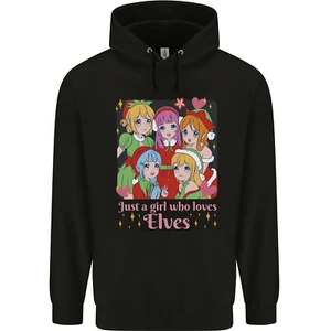 A Girl Who Loves Elves Christmas Anime Xmas Childrens Kids Hoodie - Picture 1 of 84