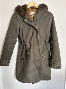 Chaqueta Abrigo de Invierno Joules Piper Parka 2 en 1 Talla 8 Verde Patrimonio - Imagen 1 de 8