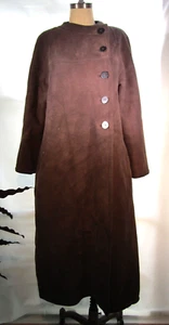 SAWYER OF NAPA Shearling Leather Coat Size 12 - Bild 1 von 6