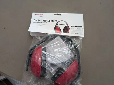 *Howard Leight QM24+ Quiet Muff; 25 Decibels Noise Reduction; Red - Image 1 of 2