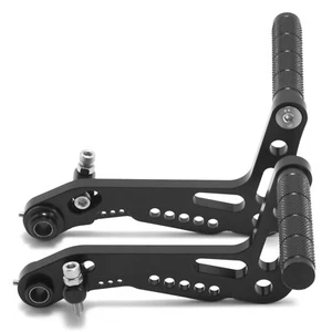 Pedales de pie de carreras ajustables CNC estriberas acelerador de freno para carro de karts - Imagen 1 de 7