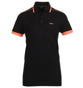 HUGO BOSS MENS POLO BLACK PADDY 1 50512995001 - Picture 1 of 1