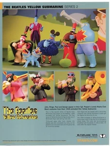 1999-2000 The BEATLES Yellow Submarine McFarlane Figures Sell Sheet Print Ad - Picture 1 of 3