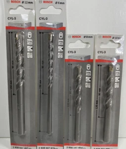 Bosch Mauerwerk Betonbohrer Bits Cyl-3 Größenauswahl - kostenloser Versand - Bild 1 von 4