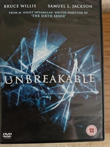 Dvd Film - Unbreakable - Region 2 - Age 12 - Good Condition. - Picture 1 of 1