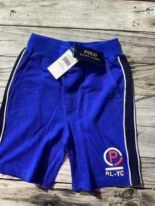 Polo Ralph Lauren Designer Boys Yacht Shorts Navy Blue - Size M(10-12) - Picture 1 of 4