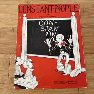 Vintage Noten - Konstantinopel - 1928 Harry Carlton mit Ukulele - Bild 1 von 8