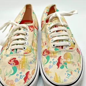 Vans x Disney Little Mermaid Classic Authentic Womens Size 8 Mens 6.5 Ariel - Picture 1 of 12