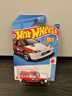 Hot Wheels Honda Civic Custom Coche Rojo HW J-Imports HCX78 2022 LEER Foto 1 de 4