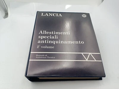 Manuale officina Lancia allestimenti antinquinamento Y10 4WD Delta HF Integrale. - Immagine 1 di 4
