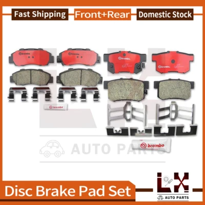 Juego de 8 pastillas de freno de disco delanteras traseras Brembo para Honda Odyssey 1995-1997 Foto 1 de 4