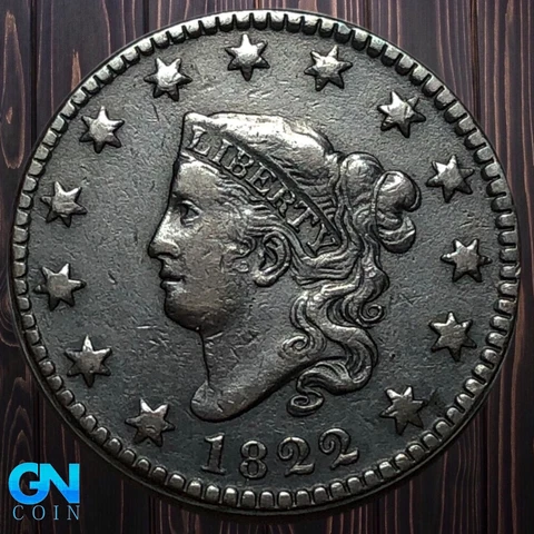1822 Coronet Head Large Cent   #K7003 Cover