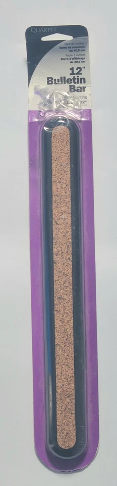 Quartet Mounting Bar Plastic - Ebony (23401). Factory Sealed New. Has Push Pins! - Image 1 of 2