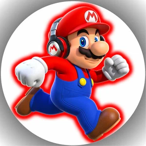 Tortenaufleger Geburtstag Party Tortenbild Fondant - Oblate Super Mario P54 - Bild 1 von 1