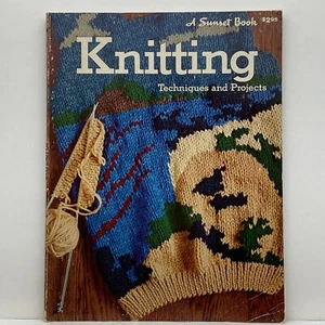 Knitting Techniques and Projects Sunset Book Robyn Shotwell 2nd Print Vtg 1978 - Imagen 1 de 12