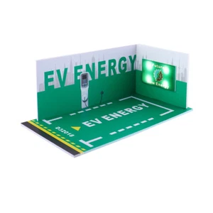 1:32 Scale LED Car Garage Model Parking Lot Diecast Display with Lighting - Picture 1 of 2