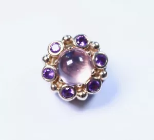Pandora Charm Heraldic Radiance mit Rosa & Lila Kristall 787658NPM - Bild 1 von 3