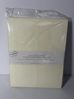 Ivory Business Cards 750 Count 8.5x11 Printable Business Or Personal Cards - Image 1 of 4