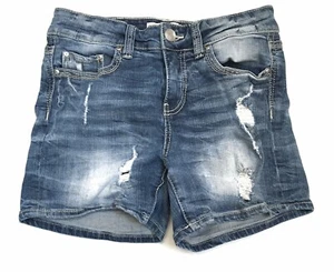 Daytrip Taurus Boyfriend Womens Jean Shorts Sz 26 Sequin Aztec Pockets - Picture 1 of 3
