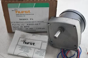 NEW Hurst 3202-017 Motor, Synchronous; 115 VAC @ 60 Hz; 7.5 W; 10 RPM - Picture 1 of 5