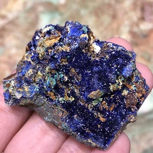 40g BEST NATURAL Azurite/Malachite Crystaln Minerals Specimens - Picture 1 of 7