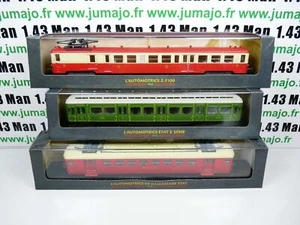 Lot 3 TRAINS Automotrices SNCF 1/87 HO z 7100 état 2° série 1915 - Imagen 1 de 8