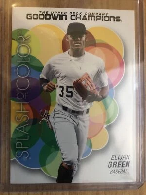 Elijah Green 2023 Upper Deck Goodwin Champions Splash Of Color - Image 1 of 2