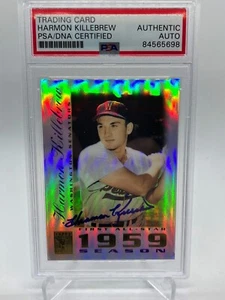 Harmon Killebrew Minnesota Twins 2003 Topps Tribute Signed Autograph PSA DNA *98 - Bild 1 von 2