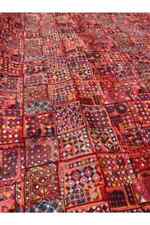 Ethnic Embroidery Patchwork Patterned Fabric Suitable for Multi-Purpose Use