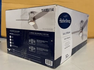 Flushmount Harbor Breeze Sailstream 52" 3 Blade Indoor Ceiling Fan Light/Remote - Picture 1 of 4